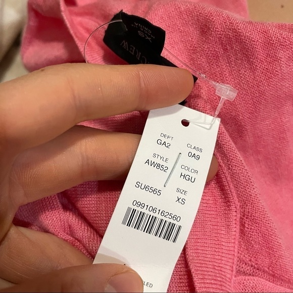 J crew Margot cardigan sweater heather guava Barbie - Picture 2 of 3